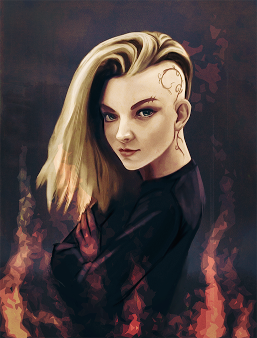 natalie dormer hunger games mockingjay fanart